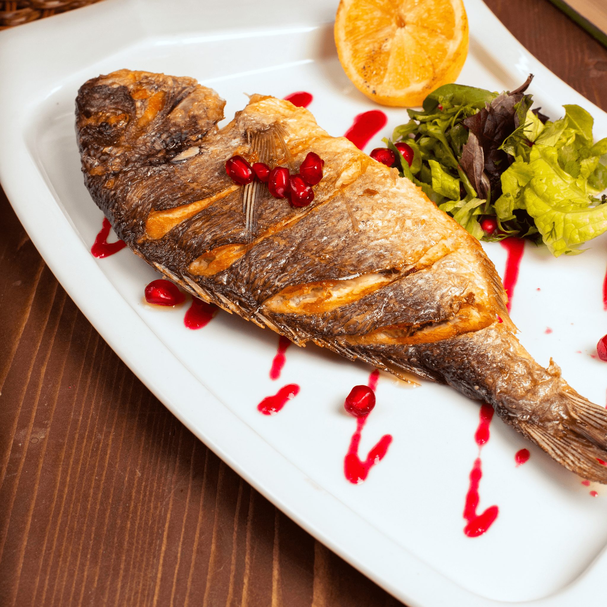J-9. Escovitched Red Snapper Fish.